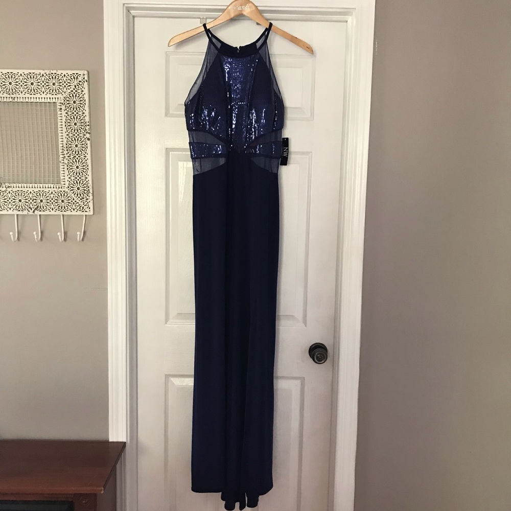 Navy blue dress